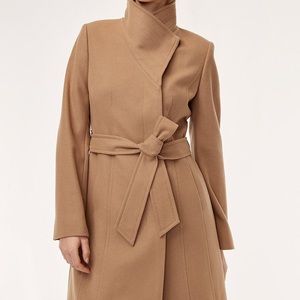 Aritzia Babaton Cristobal Coat in Tan/Camel